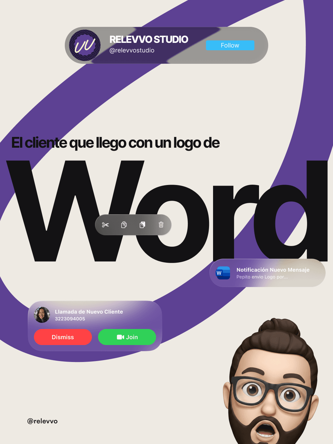 Trabajo de Relevvo Studio para Relevvo Studio