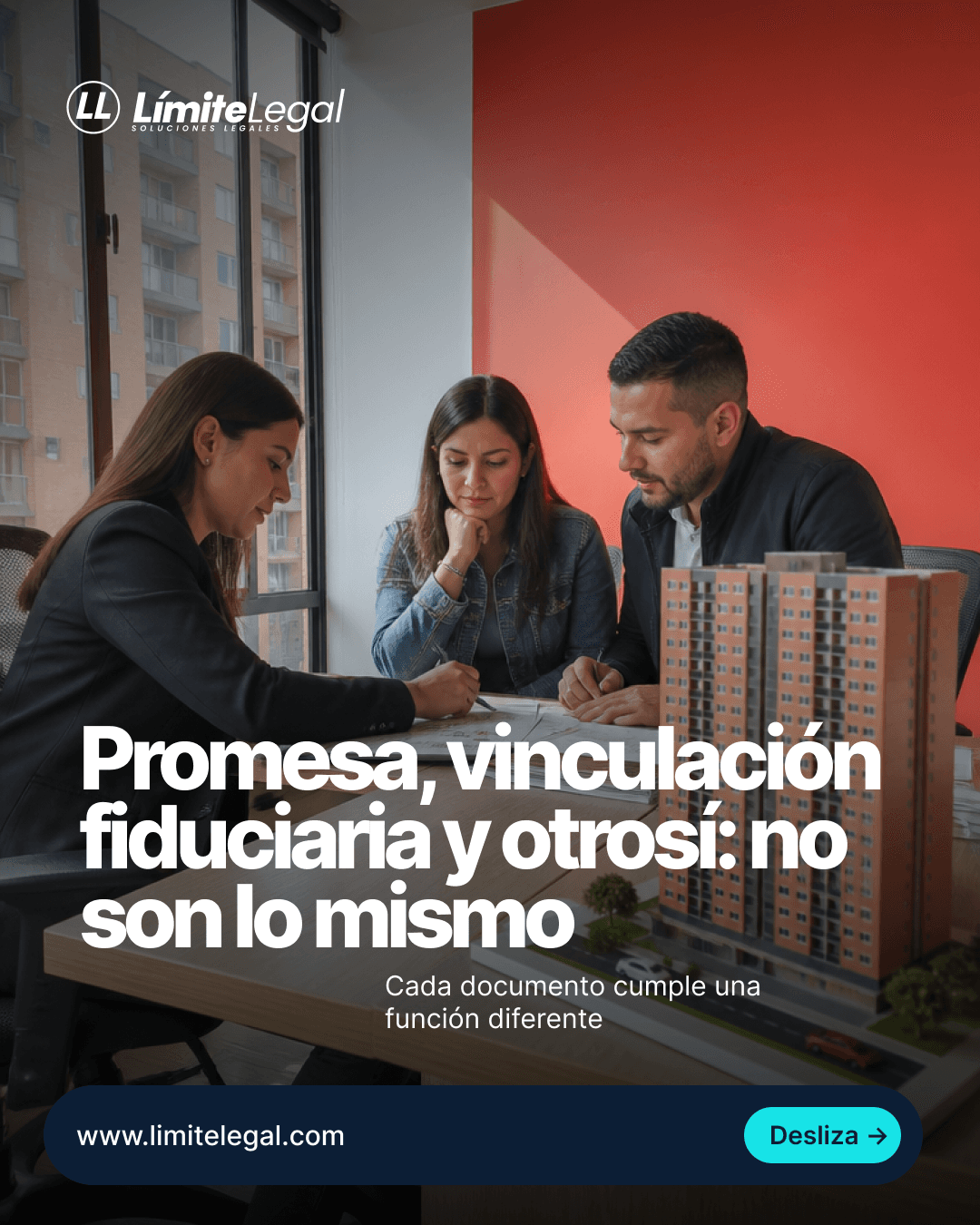 Trabajo de Relevvo Studio para LímiteLegal